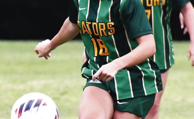 Natalie Sills (18) was among seven seniors the Gatewood girls soccer team lost to graduation at the end of this season. IAN TOCHER/Staff